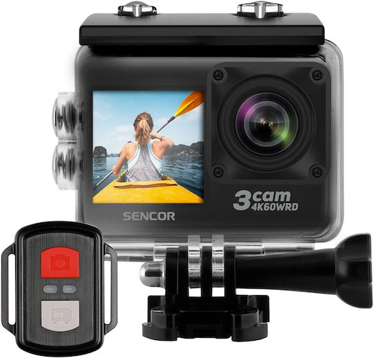 Sencor 3CAM 4K60WRD 128GB Action Camera 5K and Wi-Fi Black