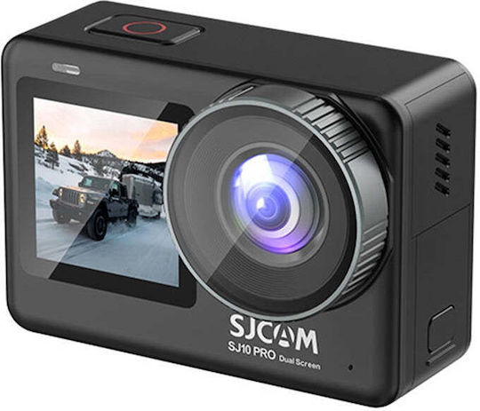 SJCAM SJ10 Pro Action Camera 4K Ultra HD Υποβρύχια Standard και Wi-Fi Μαύρη