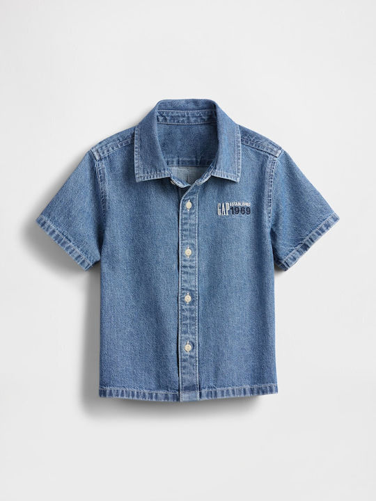 Детска Риза Къс ръкав Medium Wash