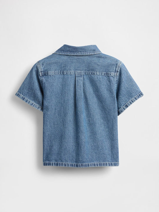 Детска Риза Къс ръкав Medium Wash