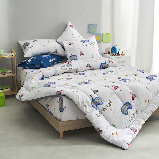 Charalambidis Textiles Kids Pillowcase Set 52x72cm White