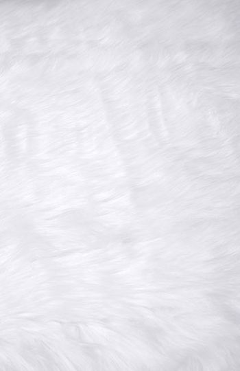 Perser Teppich Schafsfell Weich 5125 Polyester Weiße 60x110cm