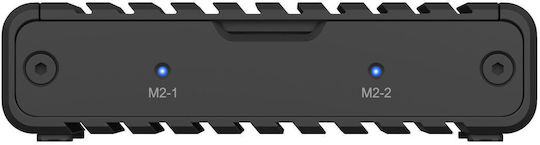 Icy Box External Case for Hard Drive M.2 SATA III with Connection Type-C