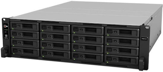 Synology RackStation RS4021xs+ NAS Rack με 16 θέσεις για HDD/M.2/SSD και 4 θύρες Ethernet