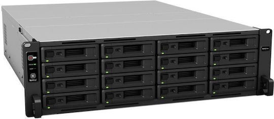 Synology RackStation RS4021xs+ NAS Rack με 16 θέσεις για HDD/M.2/SSD και 4 θύρες Ethernet