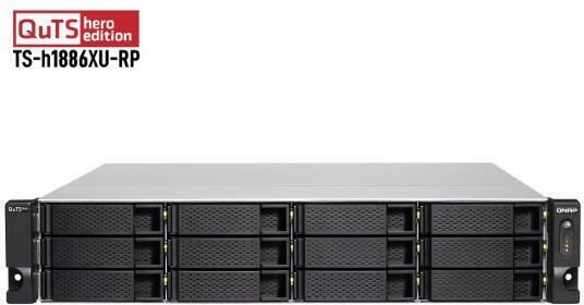 QNap TS-H1887XU-RP-E2336-32G NAS Rack με 18 θέσεις για HDD/SSD και 2 θύρες Ethernet