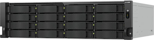 QNap TS-H1677AXU-RP-R7-32G NAS Rack με 16 θέσεις για HDD/M.2/SSD και 2 θύρες Ethernet