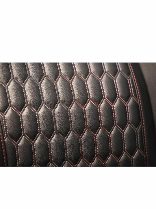 Yenkee YGC 110RD GHOST Artificial Leather Gaming Chair with Adjustable Arms Black / Red