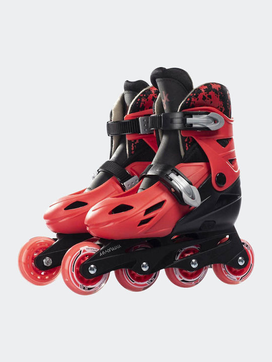3K Medical Line S.A. Inline Αυξομειούμενα Rollers Κόκκινα Παιδικά