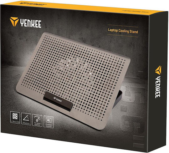 Yenkee YSN 150 Cooling Pad for Laptop up to 15.6" with 1 Fan Gray