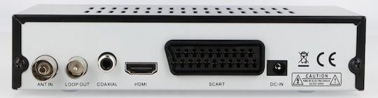 Digitalbox HDT-1000 T2 H.265 Ψηφιακός Δέκτης Mpeg-4 HD (720p) με Λειτουργία PVR (Εγγραφή σε USB) Σύνδεσεις SCART / HDMI / USB