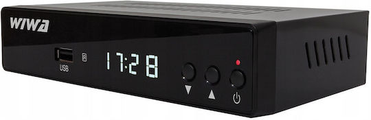 WIWA H.265 2790Z H.265 Maxx Ψηφιακός Δέκτης Mpeg-4 HD (720p) με Λειτουργία PVR (Εγγραφή σε USB) Συνδέσεις SCART / USB