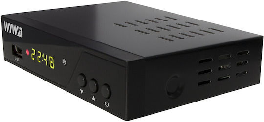 WIWA H.265 2790Z LITE Ψηφιακός Δέκτης Mpeg-4 HD (720p) με Λειτουργία PVR (Εγγραφή σε USB) Συνδέσεις SCART / USB