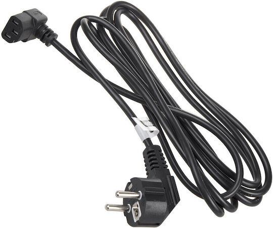 Maclean Energy Schuko - IEC C14 Cable 3m Μαύρο MCTV-854