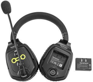 Stereo Intercom Solution Comp Witalk Wt3d3xbat 3 Persons Full-duplex 1.9ghz Dual-ear Black