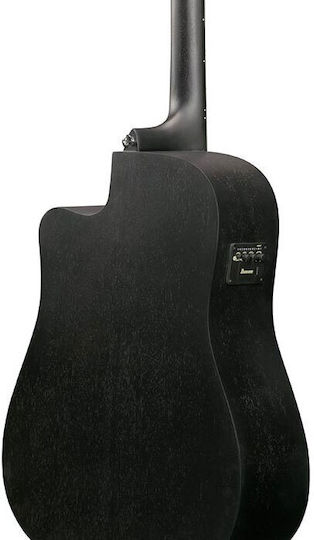 Ibanez Ακουστική Κιθάρα Weathered Black / Black / Open Pore