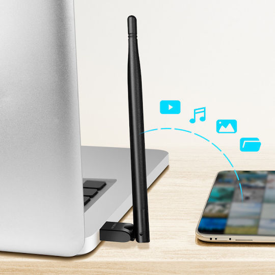 Logilink Adaptor Bluetooth Usb 2.0 Conexiune Până la 150 m Distanță Bluetooth V5.3 + Edr Indicator Led Antenă Integrată "bt0067" 0.18 Lei Timbru Verde