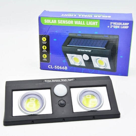 Lampa Montat pe perete Lampă Solară 0.55W cu Senzor de Mișcare 18.8bucx11.8bucx5buccm
