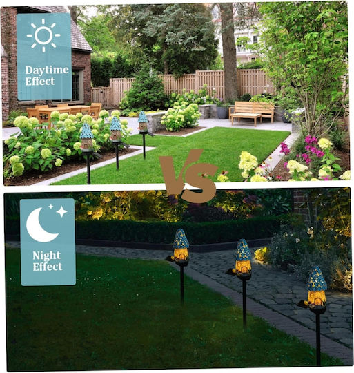 Lampa Lampă Solară Floare 1W 1200lm Alb Cald cu Senzor de Mișcare și Fotocelulă IP44