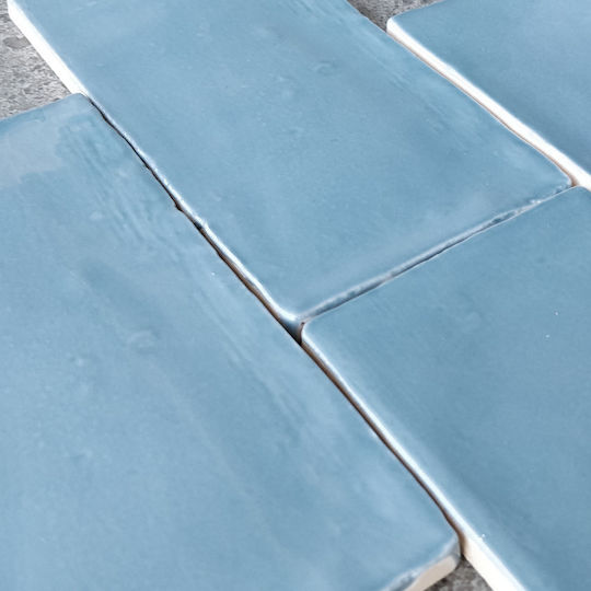 Tile Bakerstreet Bleu Grise 7.5x15 Cm