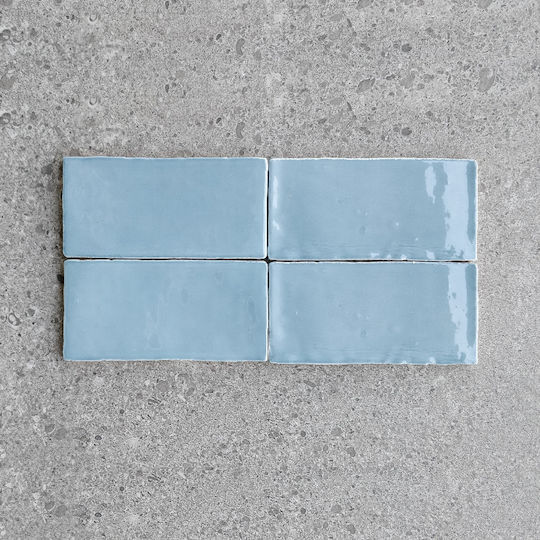 Tile Bakerstreet Bleu Grise 7.5x15 Cm