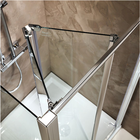 Devon Primus Plus Bi Fold Bi 080 Foldable Shower Door 82 5-85 5 1.95 Height