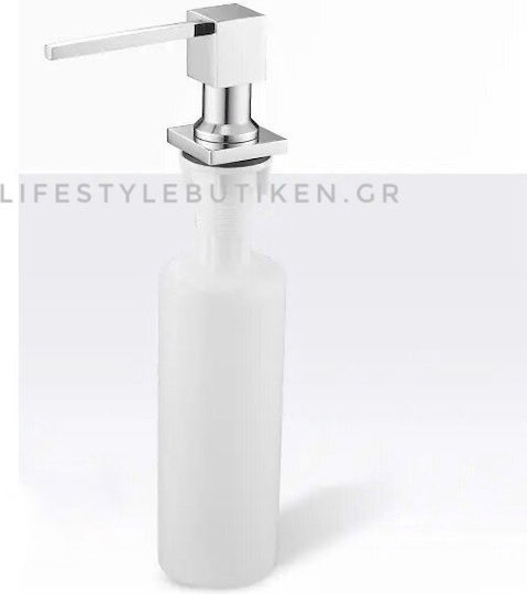 Naron Nr7001c Dispensere Săpun Încorporat Dozator De Bucătărie Metalic 500ml Crom