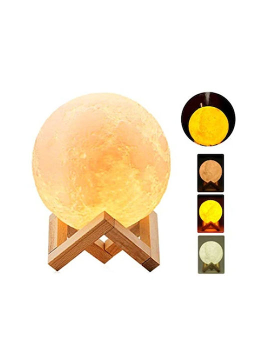 Lampa Lustră Decorativă Lumină de Lună Alb