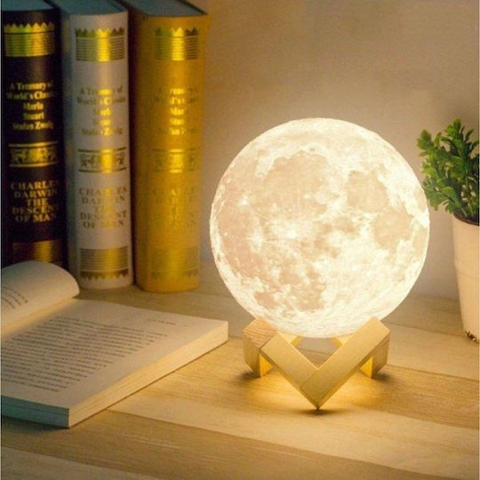 Lampa Lustră Decorativă Lumină de Lună Alb