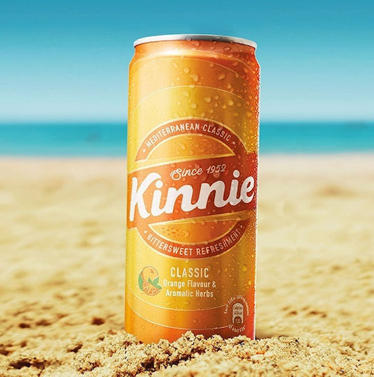 18 X Kinnie Maltese Bitter Orange Soft Drink 330ml