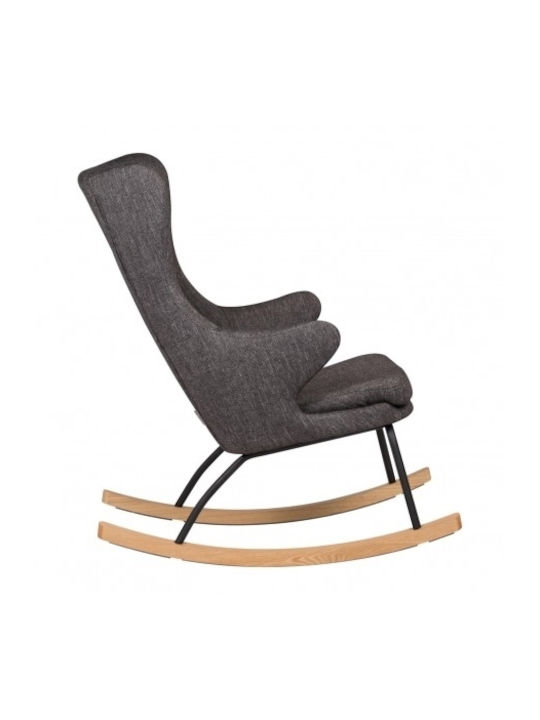 Quax Scaun Legănat Negru M70xL96xÎ106 Cm