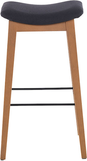 Bar Stool Anna Fabric Wooden Base 39x33xh.69cm Casa Vogue Bar Stool Anna Fabric Wooden Base 39x33xh.69cm Casa Vogue