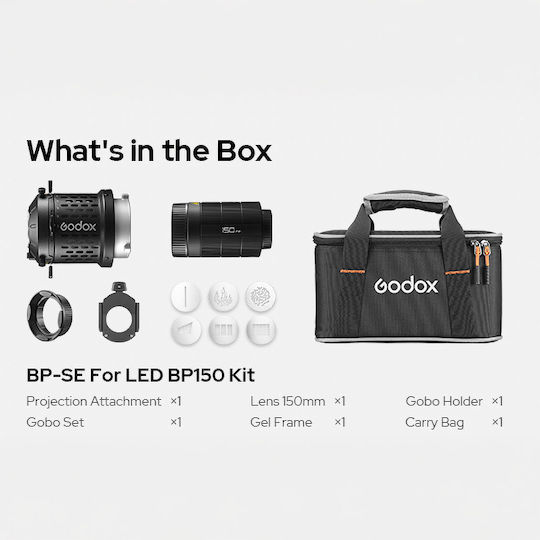 Godox BP-SE150 Kit – Projection Lens System 150mm Godox LA-series