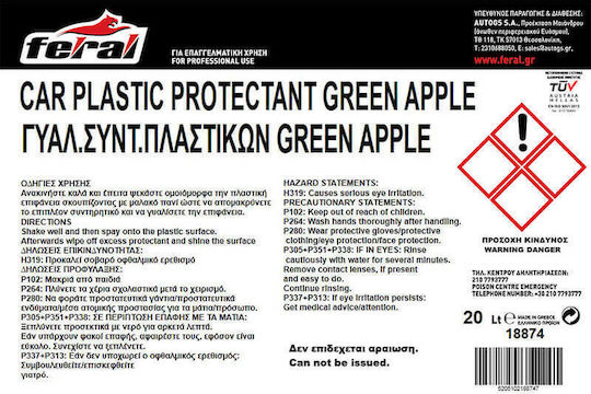 Feral Liquid Cleaning with Scent Green Apple 20lt