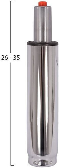 Replacement Chair Shock Absorber Office Inox Metal Gas Oil 4x36cm