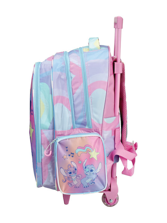 Gim Stitch Ghiozdan Școlar Troler Pentru Școala Primară Stitch Gen Z 27 Litri