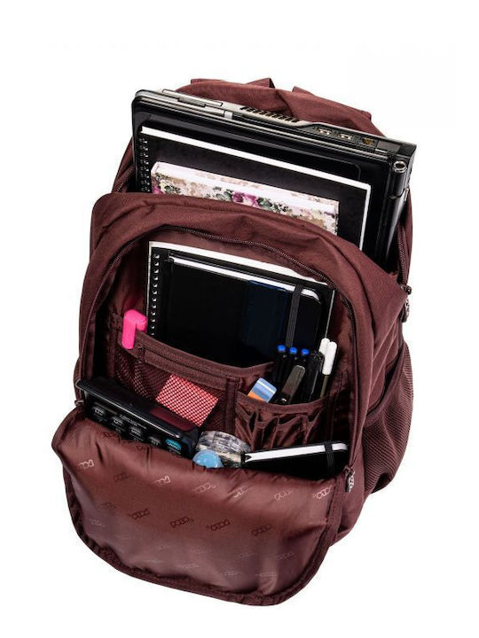 Polo Pins School Bag Backpack Junior High-High School Black with Water Bottle Holder 20Liters 2025