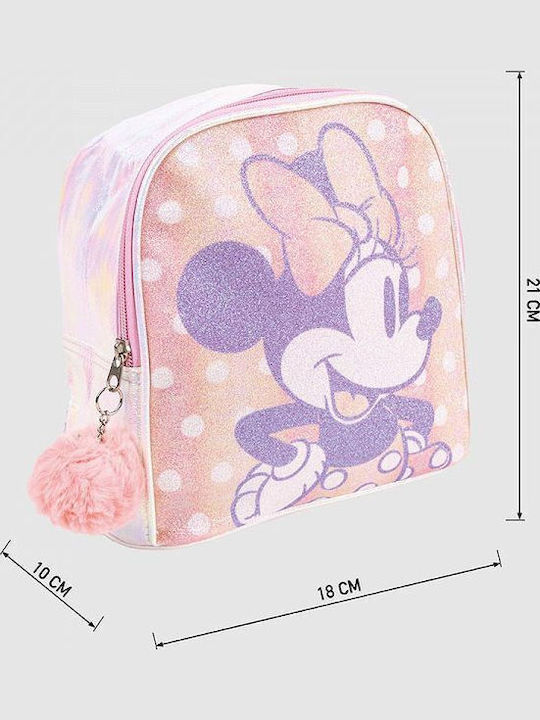 Minnie Mouse Σχολική Τσάντα Πλάτης Νηπιαγωγείου Ροζ