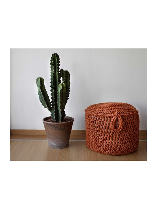 Handmade Pouf Maroco Natural 120x43x45cm