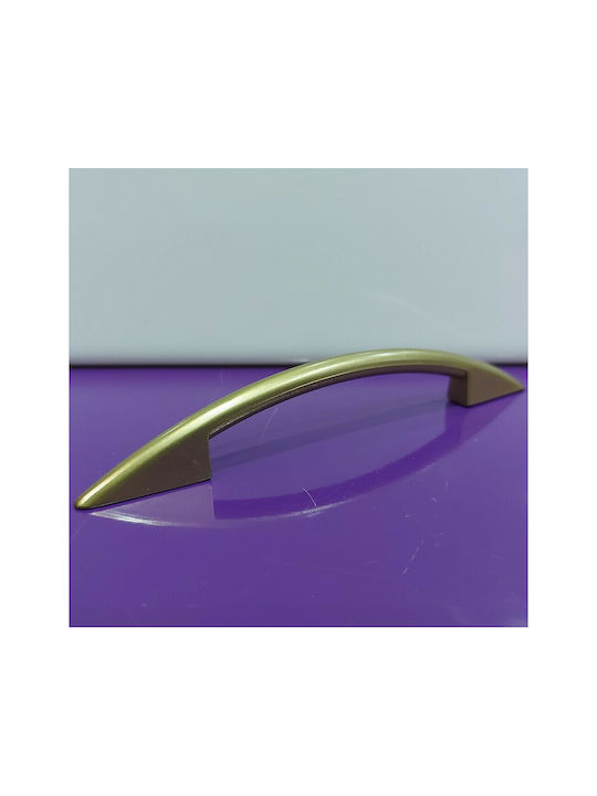 Italian Furniture Handle Eureka 11073-096-may Gold-Matte Diameter 9.6cm