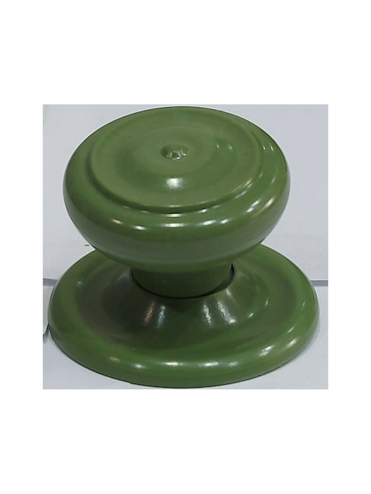 Italian Furniture Knob Eureka 11054-000-pla1 Green Plastic Diameter 30