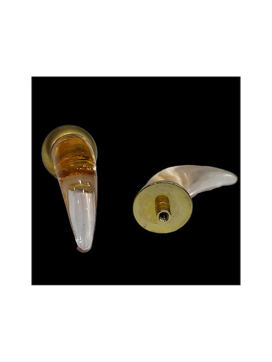 Italienischer Möbelknopf Steel-nova 7008-oro1 Murano Kristall Maße 20×20×35 Mm