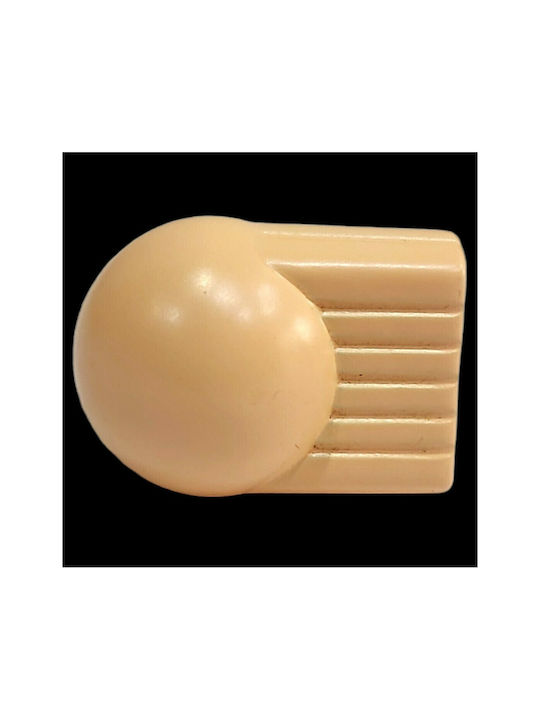 Italian Furniture Knob Eureka 0106-som1 Satin Plastic Diameter 21