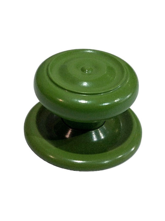 Italian Furniture Knob Eureka 11054-000-pla1 Green Plastic Diameter 30