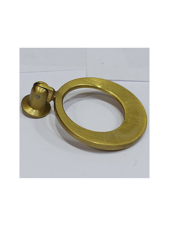 Handmade Brass Furniture Knob Omp Porro 10612-oro1 Gold Matte Diameter 45