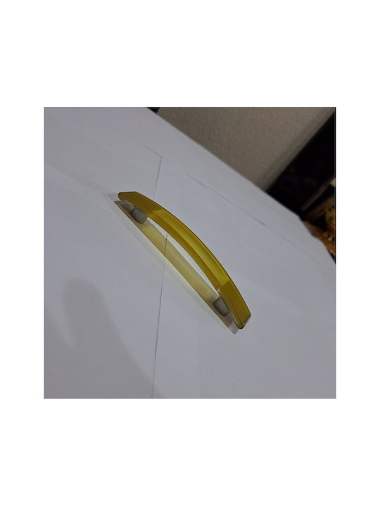 Ιταλική Λαβή Επίπλου Eureka 0738-096-kit1 Κιτρινο Διάσταση 9,6cm