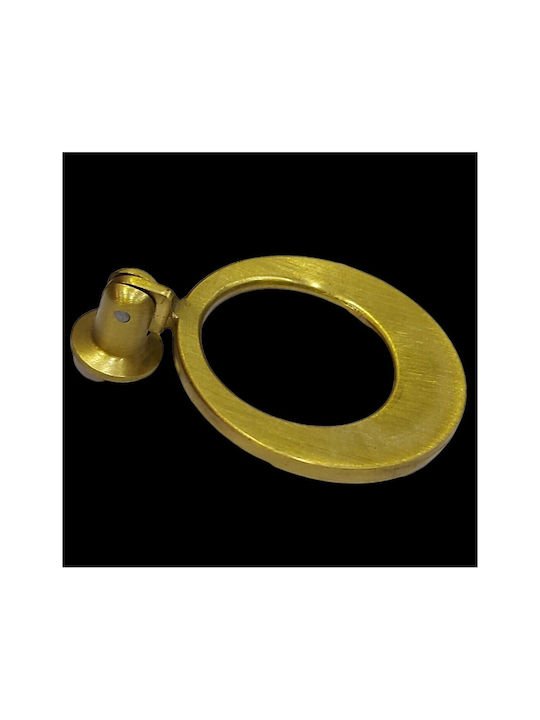 Handmade Brass Furniture Knob Omp Porro 10612-oro1 Gold Matte Diameter 45