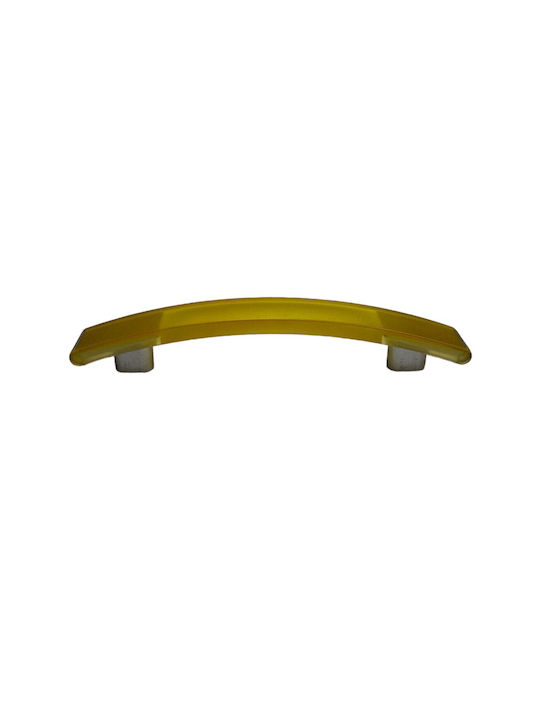 Ιταλική Λαβή Επίπλου Eureka 0738-096-kit1 Κιτρινο Διάσταση 9,6cm