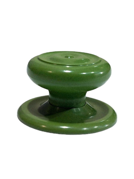 Italian Furniture Knob Eureka 11054-000-pla1 Green Plastic Diameter 30