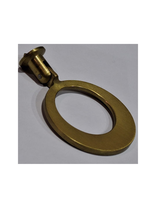 Handmade Brass Furniture Knob Omp Porro 10612-oro1 Gold Matte Diameter 45